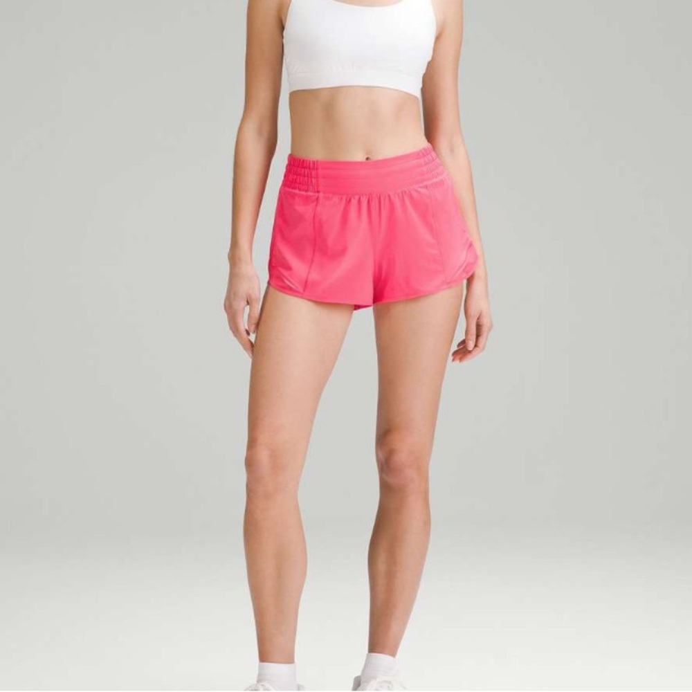 lululemon athletica Women's Hotty Hot High-Rise Shorts 2.5in - Lip Gloss